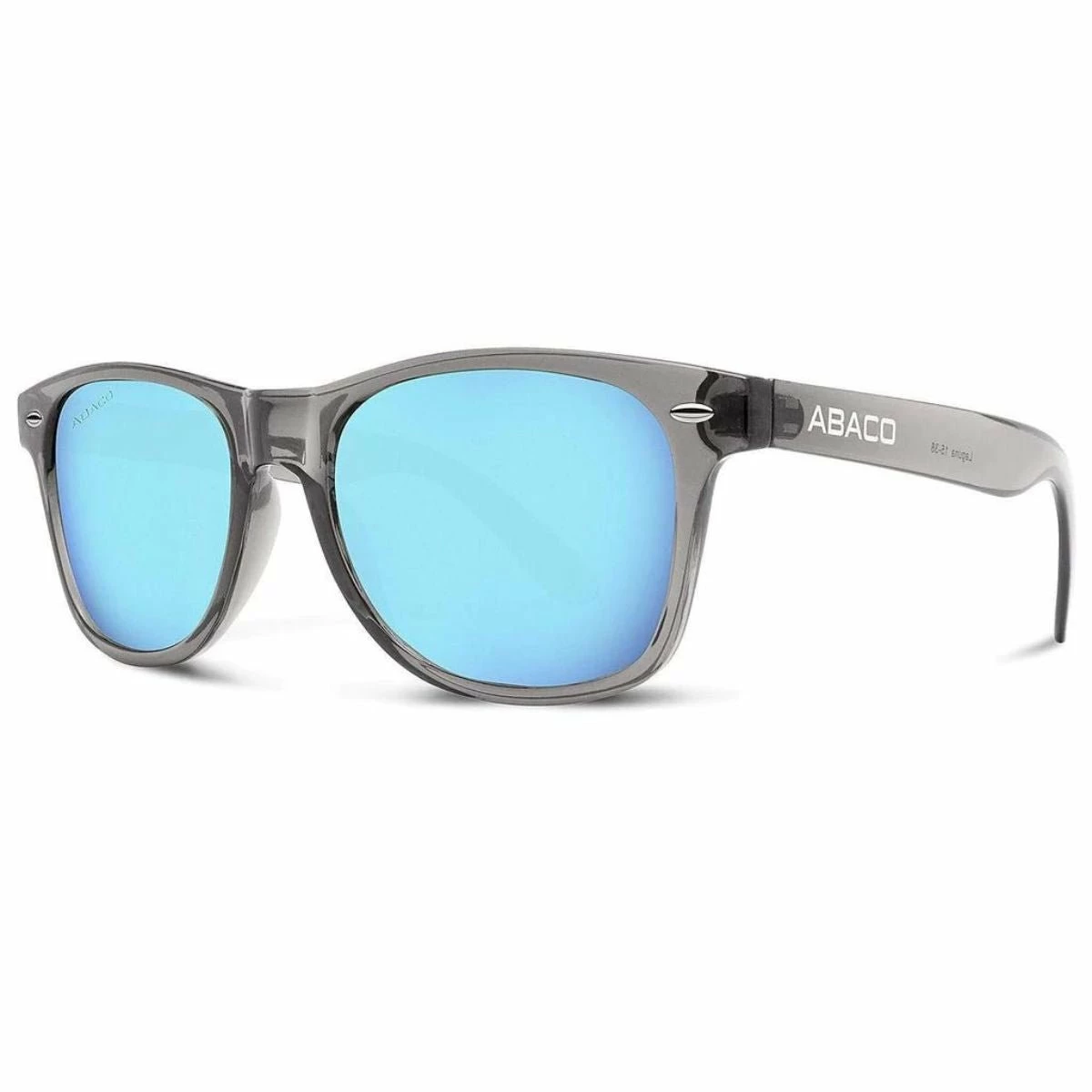 Abaco Laguna Sunglasses In Crystal Grey/Caribbean Blue 1 Abaco Laguna Sunglasses In Crystal Grey/Caribbean Blue