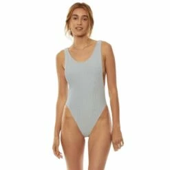 Amuse Society Text Edna One Piece In Cari Blue