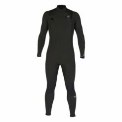 Billabong 403 Absolute Chest Zip Full Wetsuit In Black