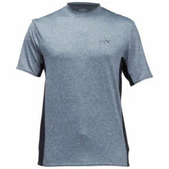 Billabong Arch Mesh Short Sleeve Polo Shirt In Grey Heather