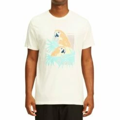 Billabong Scarlet SS Wave Washed Tee In Off White