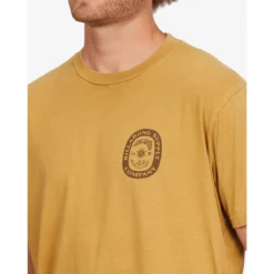 Billabong Synergy Wave Washed Tee In Mustard -LIQUID FORCE Sales billabong synergy wave washed tee in mustard 987591