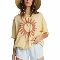 Billabong Take It Easy Tee In Sol Rise