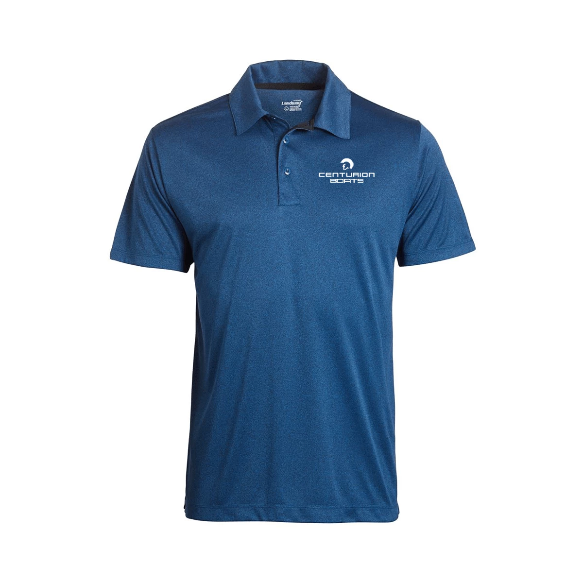 Centurion Vertex Polo In Heather Blue 1 Centurion Vertex Polo In Heather Blue