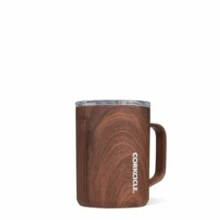 Corkcicle 16oz Mug Walnut Wood