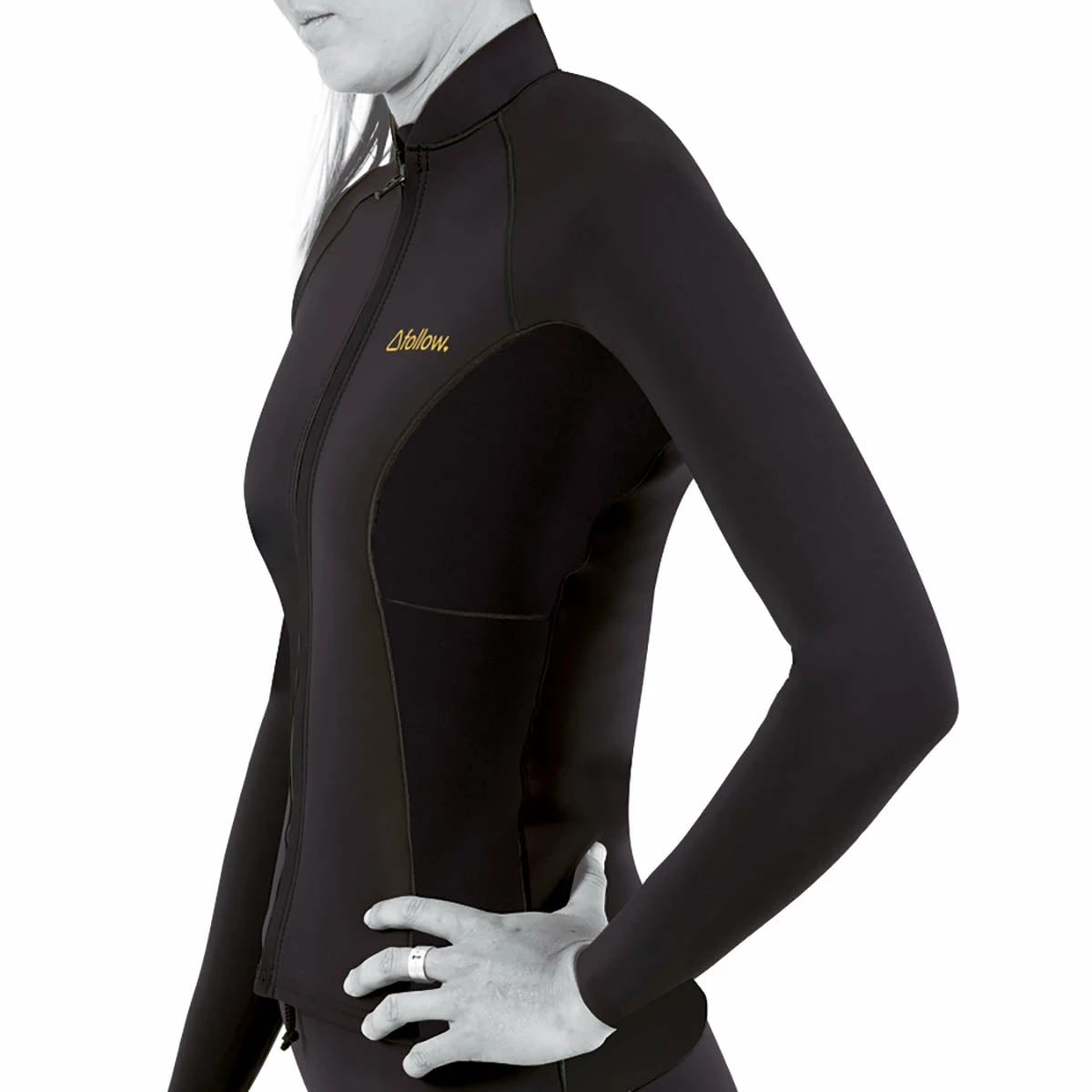 Follow Atlantis FZ Wetty Top In Black 1 Follow Atlantis FZ Wetty Top In Black