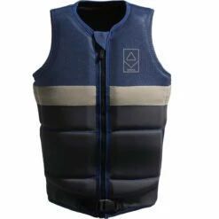 Follow Beacon Comp Wake Vest In Denim