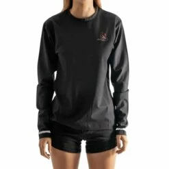 Follow Corp Womens L/S Hydro Tee In Charcoal