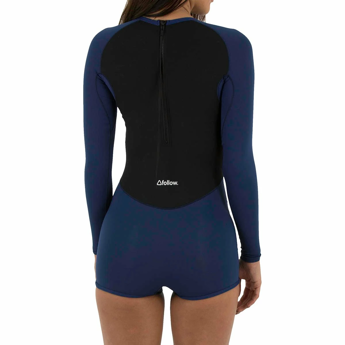 Follow Ladies Lycra L/S Springy In Navy/Black 2 Follow Ladies Lycra L/S Springy In Navy/Black - Image 2