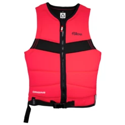 Follow Origin(s) Ladies Comp Wake Vest In Fluro Peach