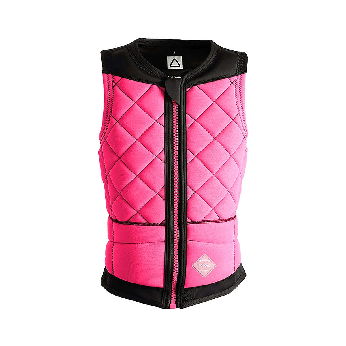 Follow Stow Comp Wake Vest In Black/Pink 1 Follow Stow Comp Wake Vest In Black/Pink