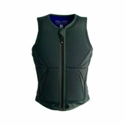 Follow The Rosa Ladies Comp Wake Vest In Olive