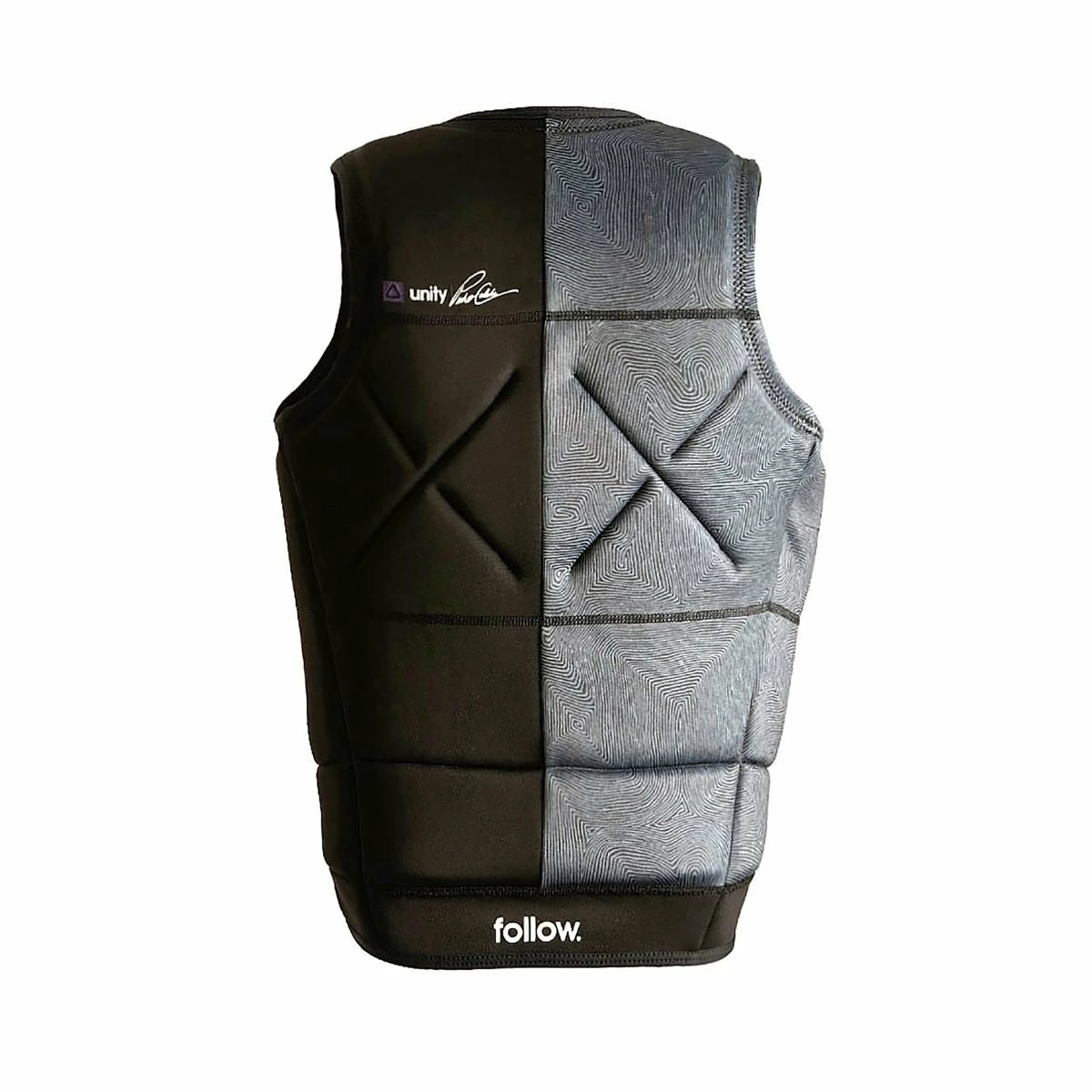 Follow Unity Comp Wake Vest In Pedro Black 2 Follow Unity Comp Wake Vest In Pedro Black - Image 2