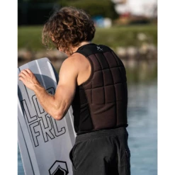 Follow RD Comp Wake Vest In Black/Brown 9 Follow RD Comp Wake Vest In Black/Brown -LIQUID FORCE Sales follow wake rd impact vest brown black 2022 action 6