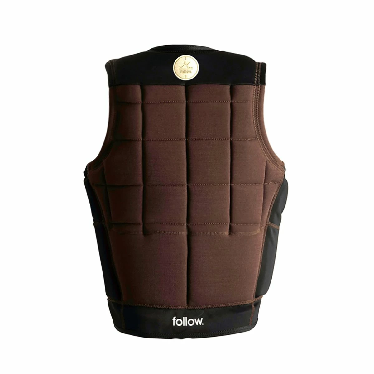 Follow RD Comp Wake Vest In Black/Brown 2 Follow RD Comp Wake Vest In Black/Brown - Image 2