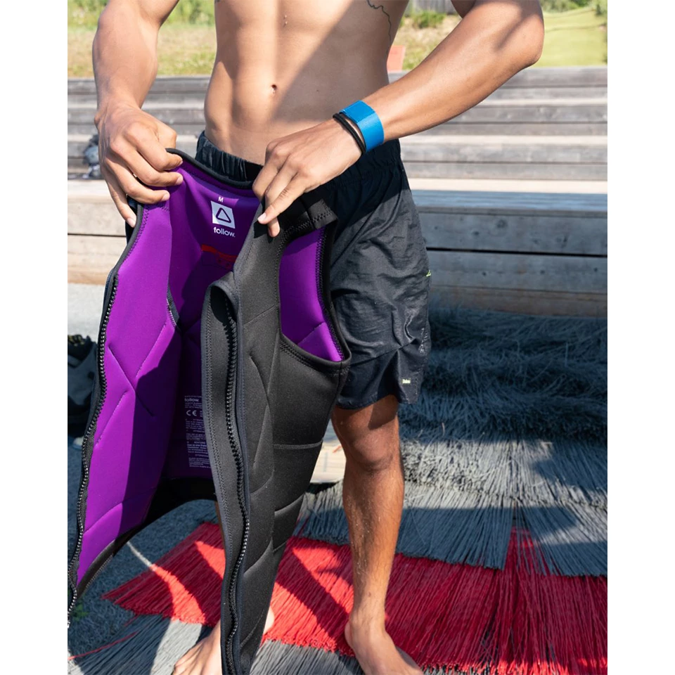Follow Unity Comp Wake Vest In Pedro Black 6 Follow Unity Comp Wake Vest In Pedro Black - Image 6