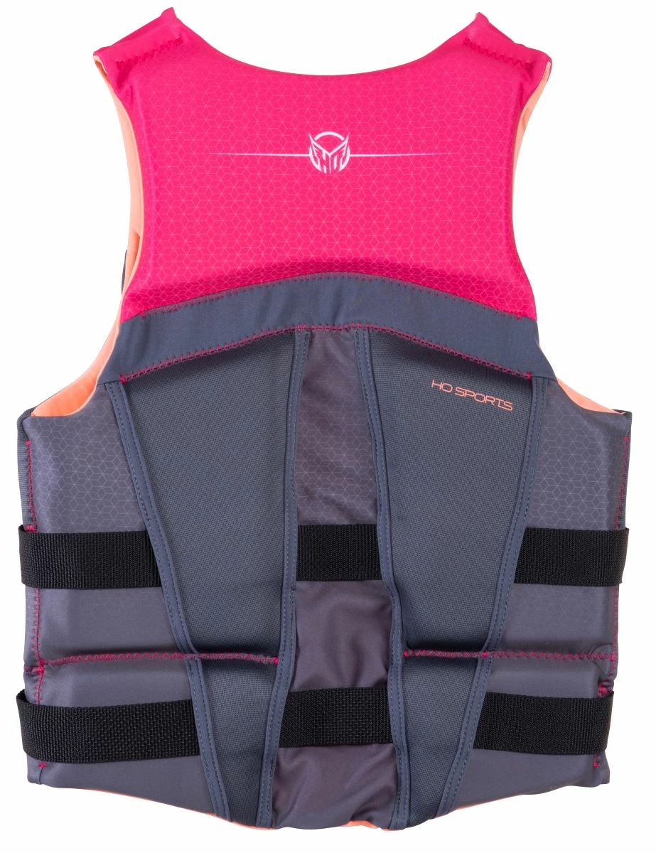 HO Women's Phoenix CGA Life Jacket In Black/Pink 2 HO Women's Phoenix CGA Life Jacket In Black/Pink - Image 2