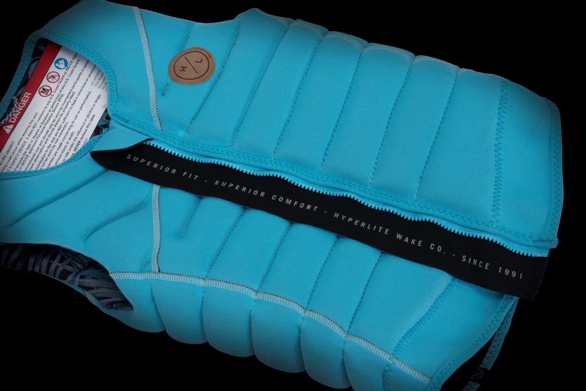 Hyperlite Cadence Comp Wake Vest In Aqua 3 Hyperlite Cadence Comp Wake Vest In Aqua - Image 3