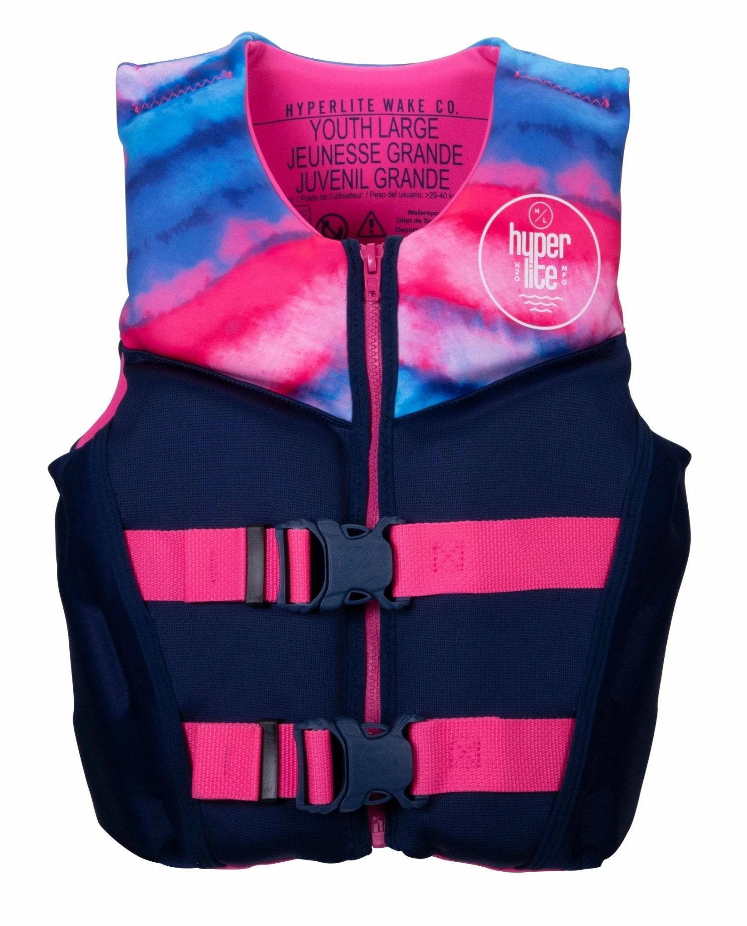 Hyperlite Girls Youth Indy CGA Life Jacket 2021 1 Hyperlite Girls Youth Indy CGA Life Jacket 2021
