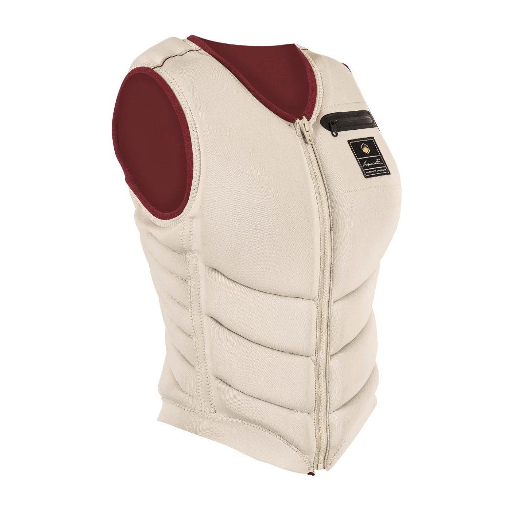 Liquid Force Breeze Heritage Comp Wake Vest In Vanilla 1 Liquid Force Breeze Heritage Comp Wake Vest In Vanilla