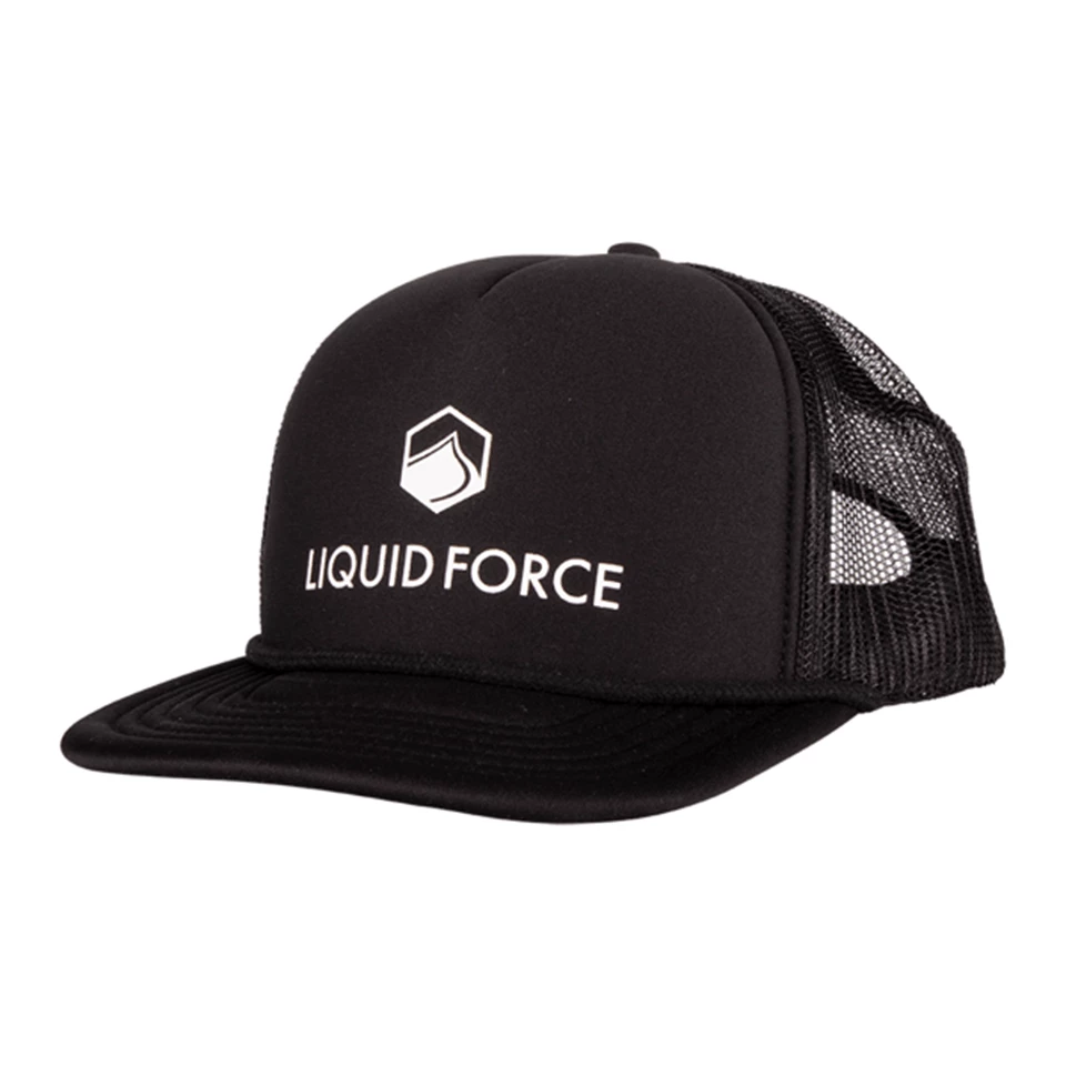 Liquid Force Corporate Logo Trucker Hat Black 1 Liquid Force Corporate Logo Trucker Hat Black