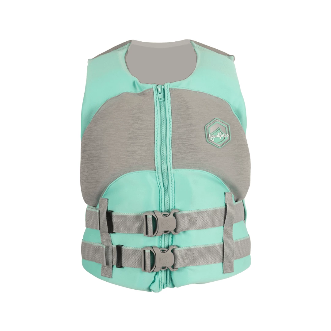 Liquid Force Heartbreaker CGA Life Jacket In Mint/Heather 2 Liquid Force Heartbreaker CGA Life Jacket In Mint/Heather - Image 2