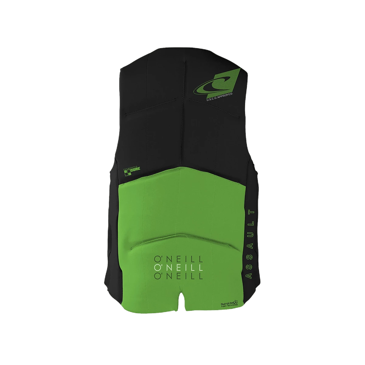 O'Neill Assault L.S. USCG Vest Day Glow/Black 2 O'Neill Assault L.S. USCG Vest Day Glow/Black - Image 2