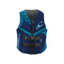 O'Neill Life Vest 2021 Women's Reactor USCG Navy/Turquoise
