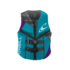 O'Neill Life Vest 2021 Women's Reactor USCG Turquoise/Grape