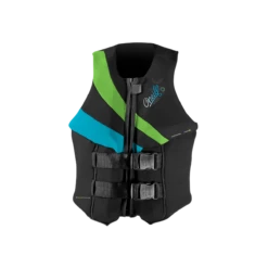 O'Neill Life Vest 2021 Women's Siren USCG Black/Dayglo/Turquoise