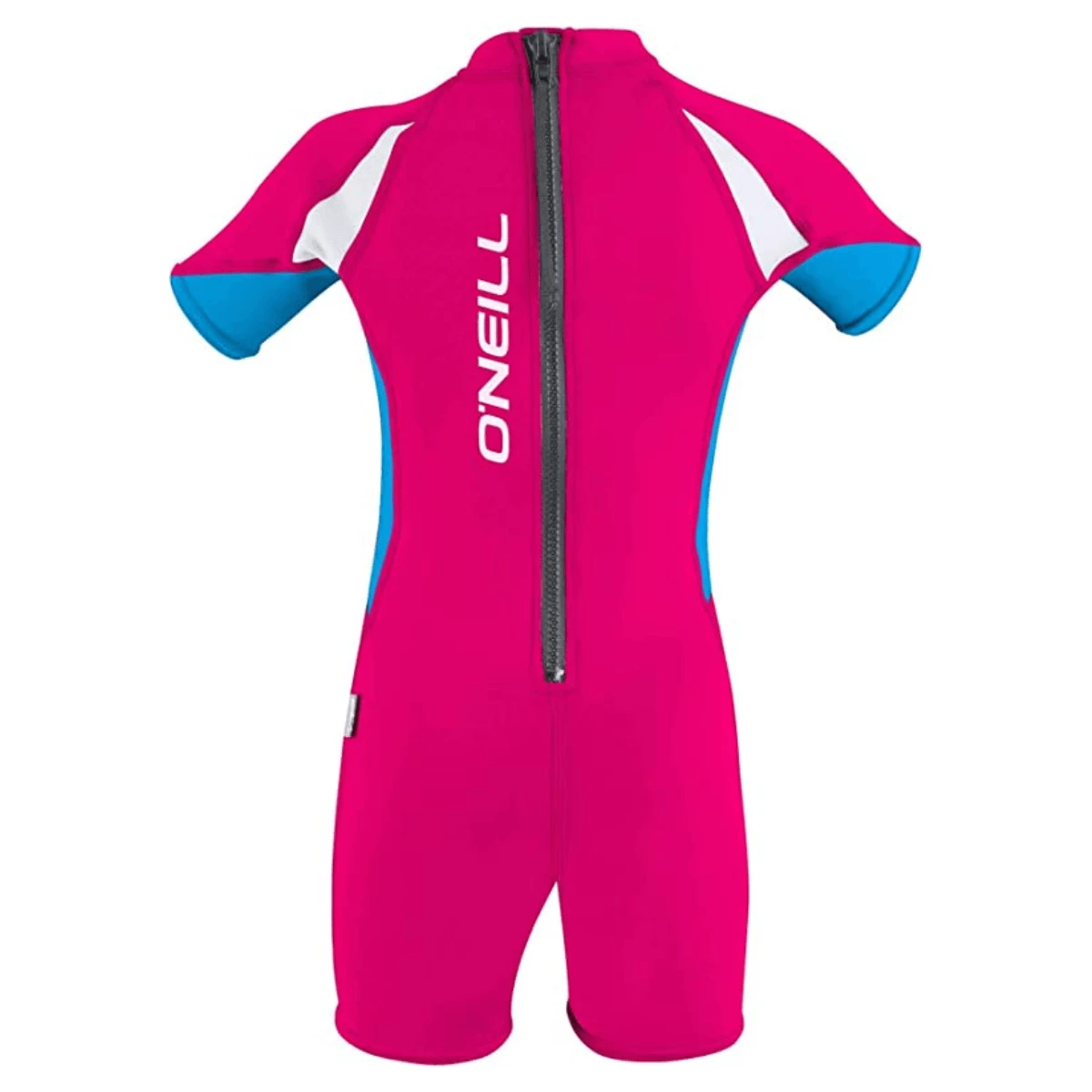 O'Neill O'Zone Toddler SS Spring Wetsuit In Watermelon/Sky/White 2 O'Neill O'Zone Toddler SS Spring Wetsuit In Watermelon/Sky/White - Image 2