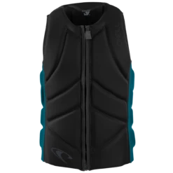 O'Neill Slasher Comp Vest In Black/Tidepool