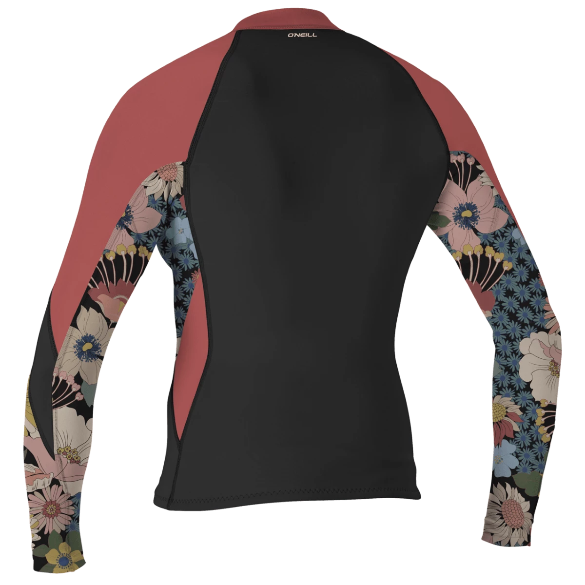 O'Neill Women's Bahia 1.5mm Full Zip Jacket In Black/Twiggy/Tea Rose 2 O'Neill Women's Bahia 1.5mm Full Zip Jacket In Black/Twiggy/Tea Rose - Image 2
