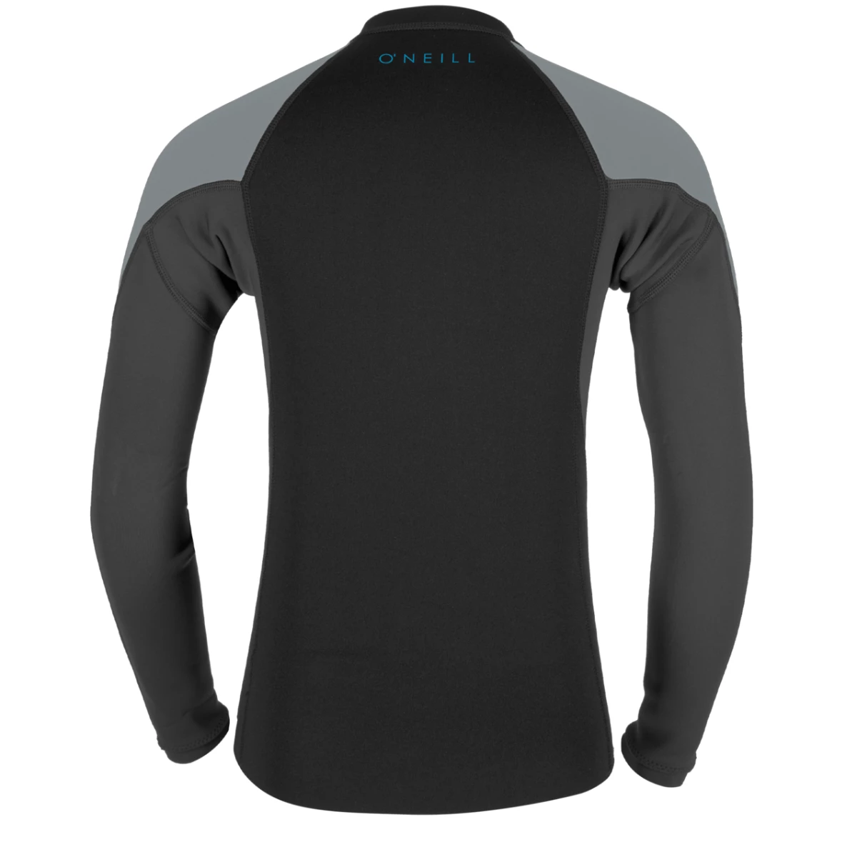 Oneill Youth Reactor-2 2mm Front Zip Jacket In Black And Cool Grey 2 Oneill Youth Reactor-2 2mm Front Zip Jacket In Black And Cool Grey - Image 2