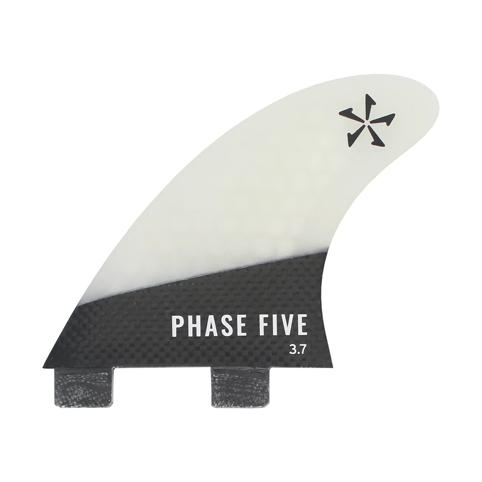 Phase 5 Carbon Twin Fin Set 3.7" 1 Phase 5 Carbon Twin Fin Set 3.7"
