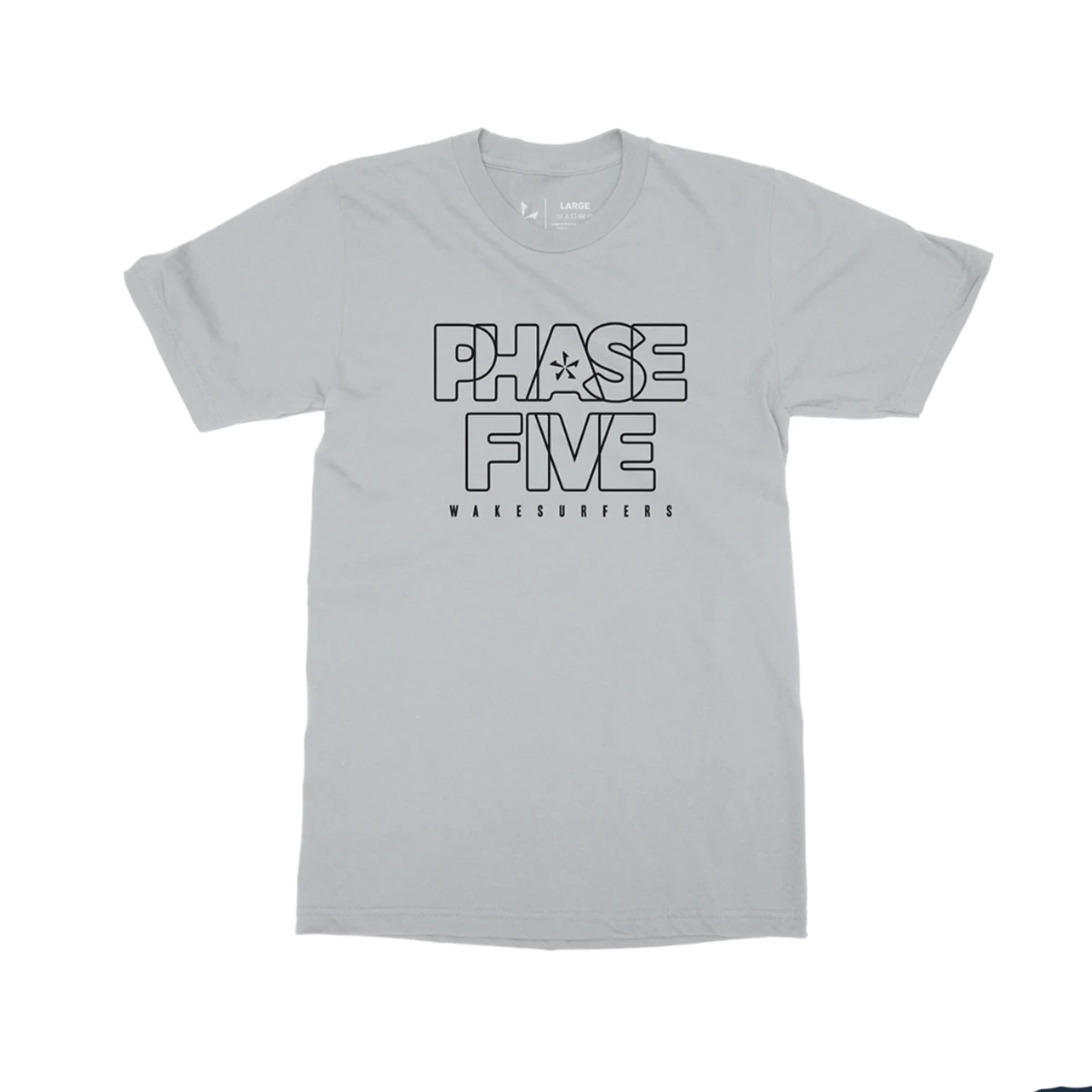 Phase 5 Outline SS Tee In Grey 1 Phase 5 Outline SS Tee In Grey