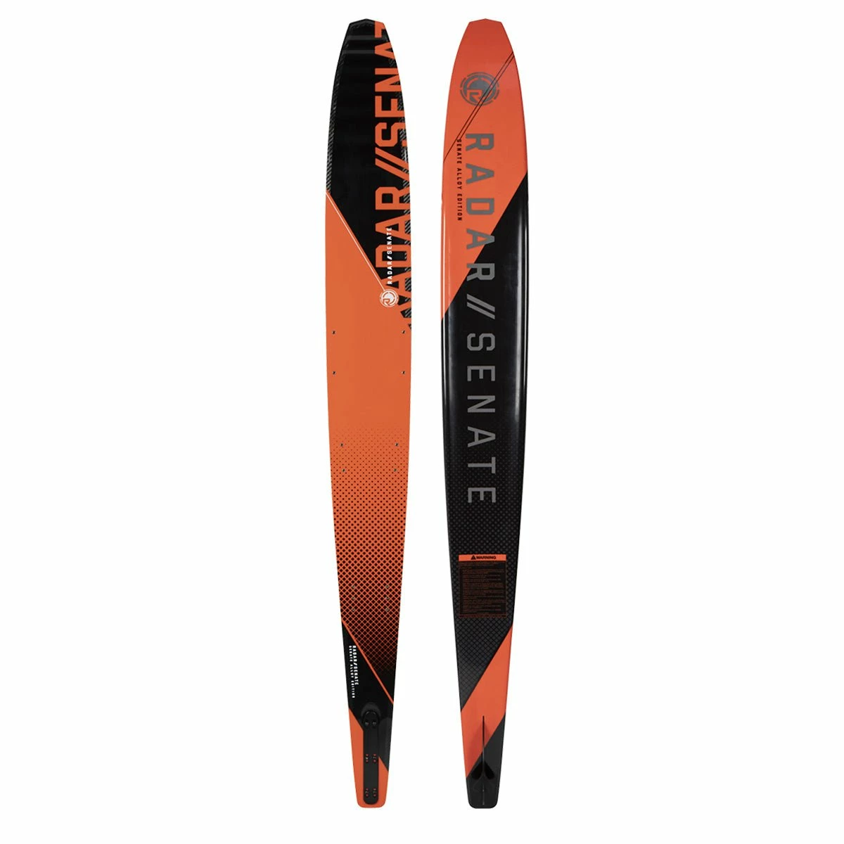 Radar Alloy Senate Water Ski Orange / Black / Carbon 2021 1 Radar Alloy Senate Water Ski Orange / Black / Carbon 2021