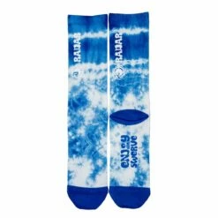 Radar Crew Socks In Ocean Tie Dye