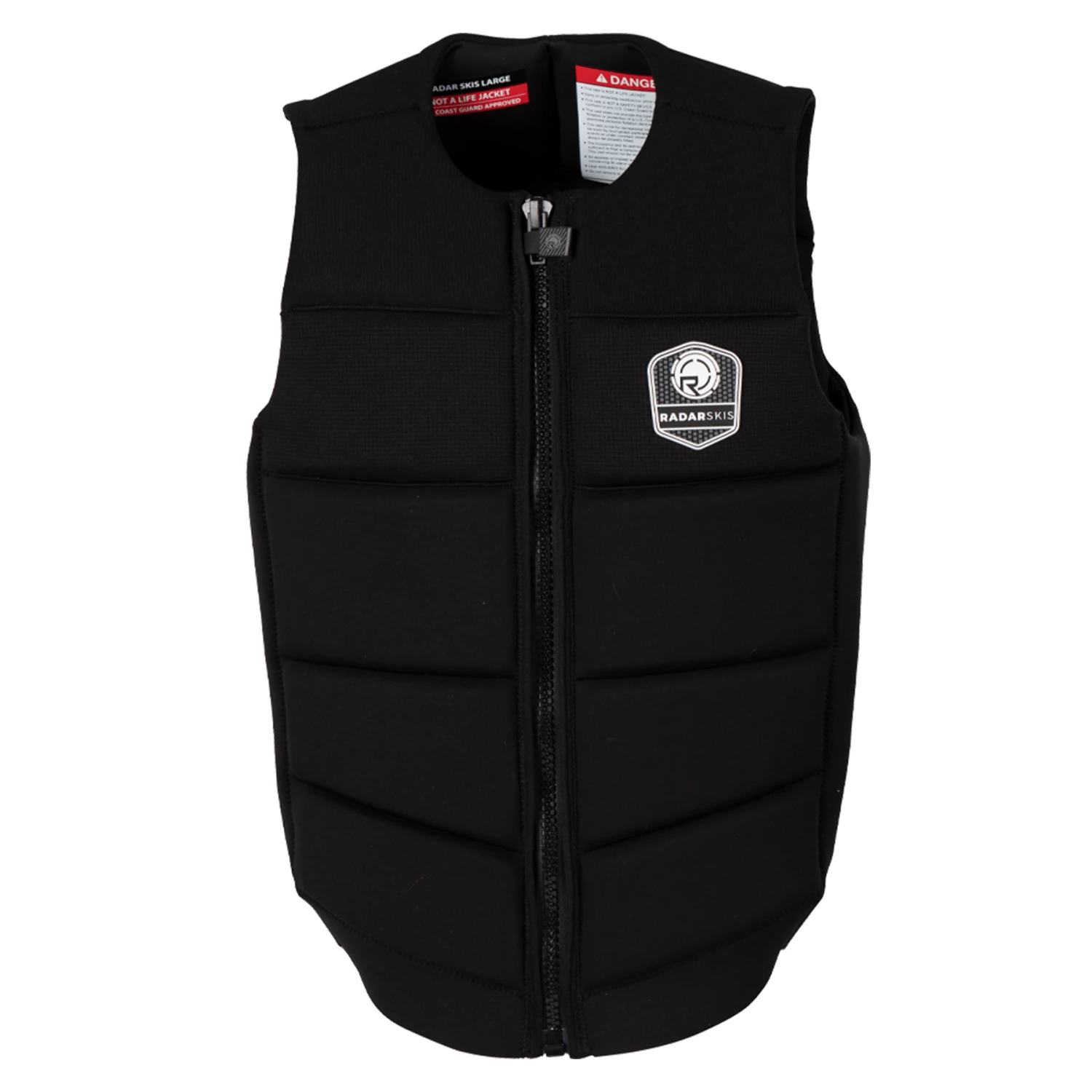 Radar Tidal Comp Wake Vest In Black 1 Radar Tidal Comp Wake Vest In Black