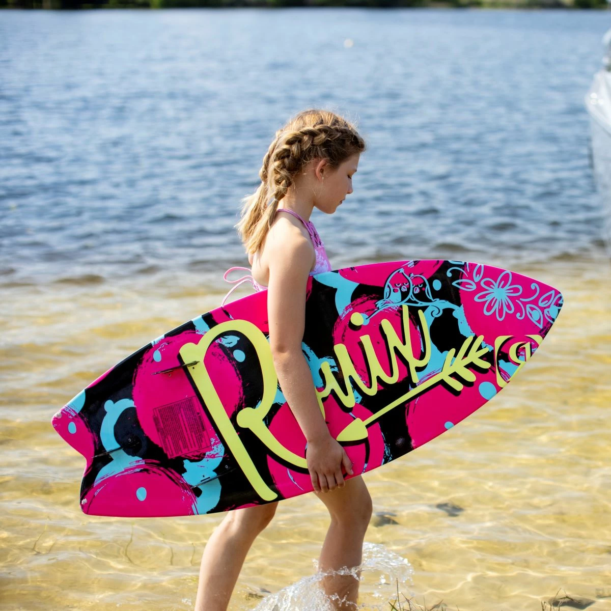 Ronix Girls Super Sonic Space Odyssey Fish Wakesurf Board 2023 2 Ronix Girls Super Sonic Space Odyssey Fish Wakesurf Board 2023 - Image 2