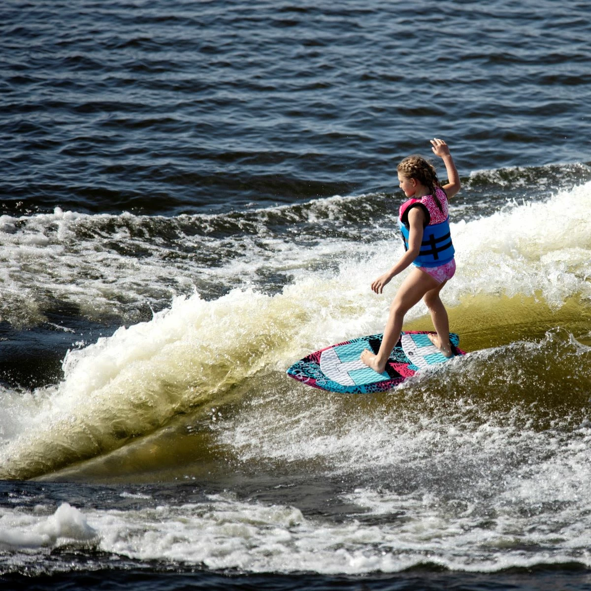 Ronix Girls Super Sonic Space Odyssey Fish Wakesurf Board 2023 4 Ronix Girls Super Sonic Space Odyssey Fish Wakesurf Board 2023 - Image 4