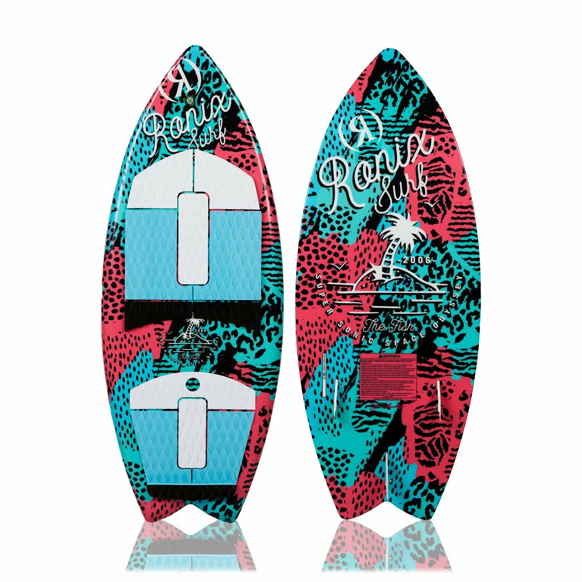 Ronix Girls Super Sonic Space Odyssey Fish Wakesurf Board 2023 1 Ronix Girls Super Sonic Space Odyssey Fish Wakesurf Board 2023
