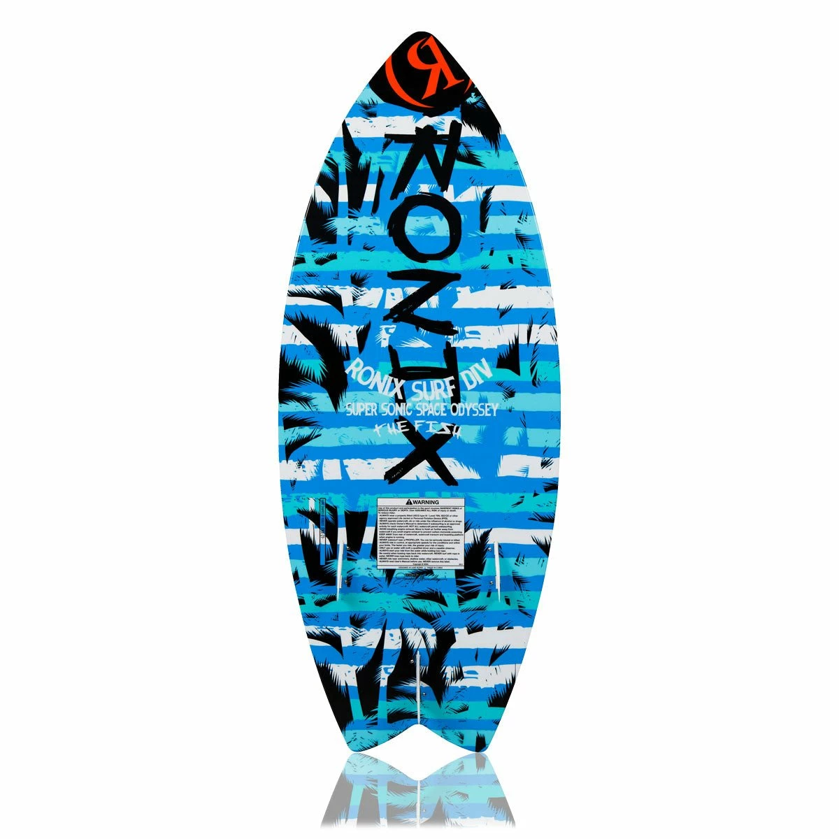 Ronix Kid's Super Sonic Space Odyssey Fish Wakesurf Board 2023 3 Ronix Kid's Super Sonic Space Odyssey Fish Wakesurf Board 2023 - Image 3