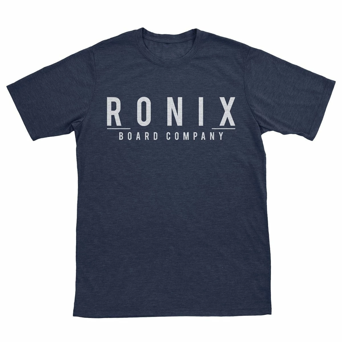 Ronix Megacorp Tee In Dark Blue Heather / White 1 Ronix Megacorp Tee In Dark Blue Heather / White