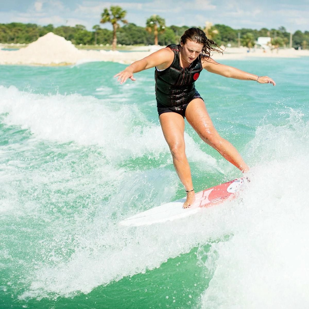 Ronix Women's Flyweight Bat Tail Thruster Wakesurf Board 2021 4 Ronix Women's Flyweight Bat Tail Thruster Wakesurf Board 2021 - Image 4