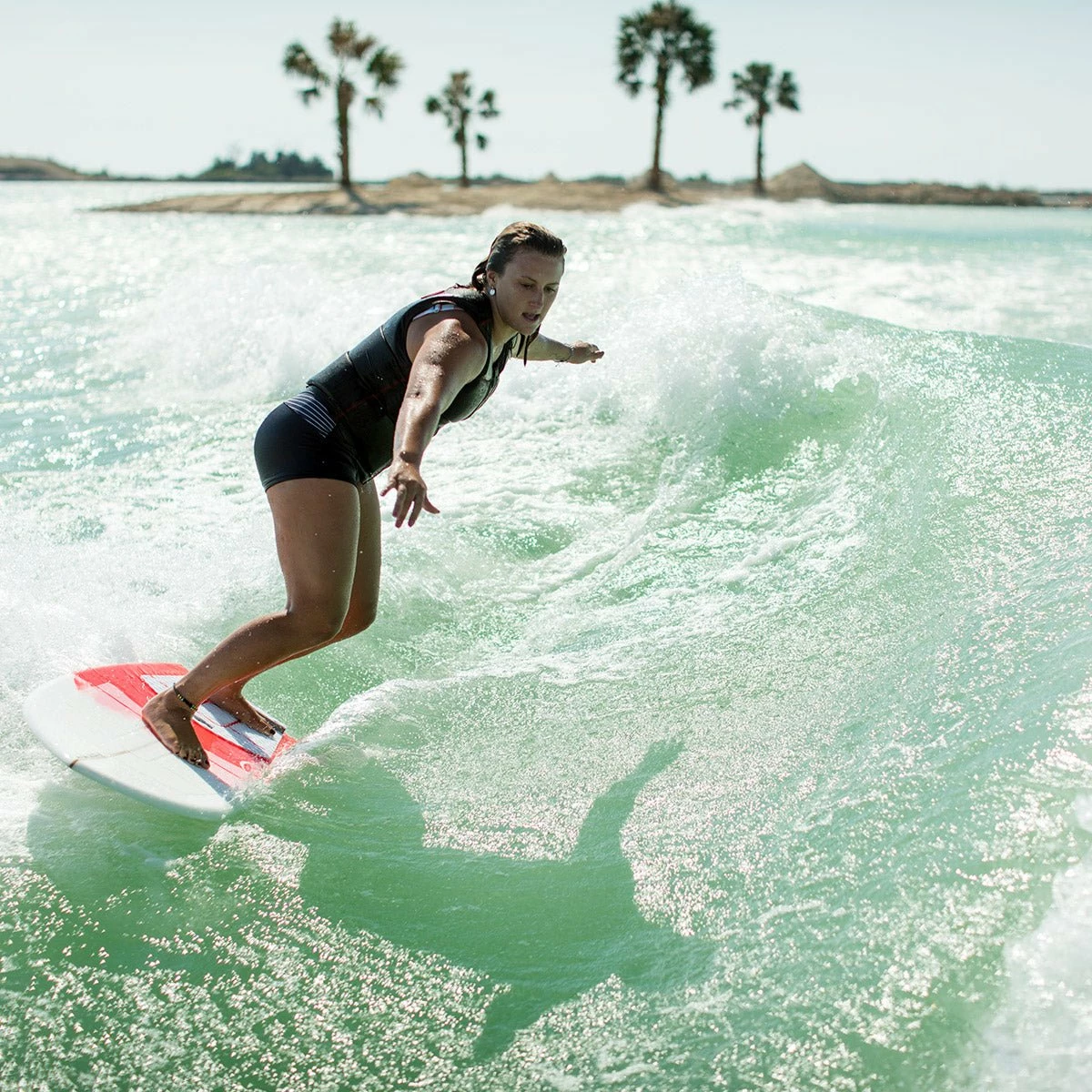 Ronix Women's Flyweight Bat Tail Thruster Wakesurf Board 2021 2 Ronix Women's Flyweight Bat Tail Thruster Wakesurf Board 2021 - Image 2