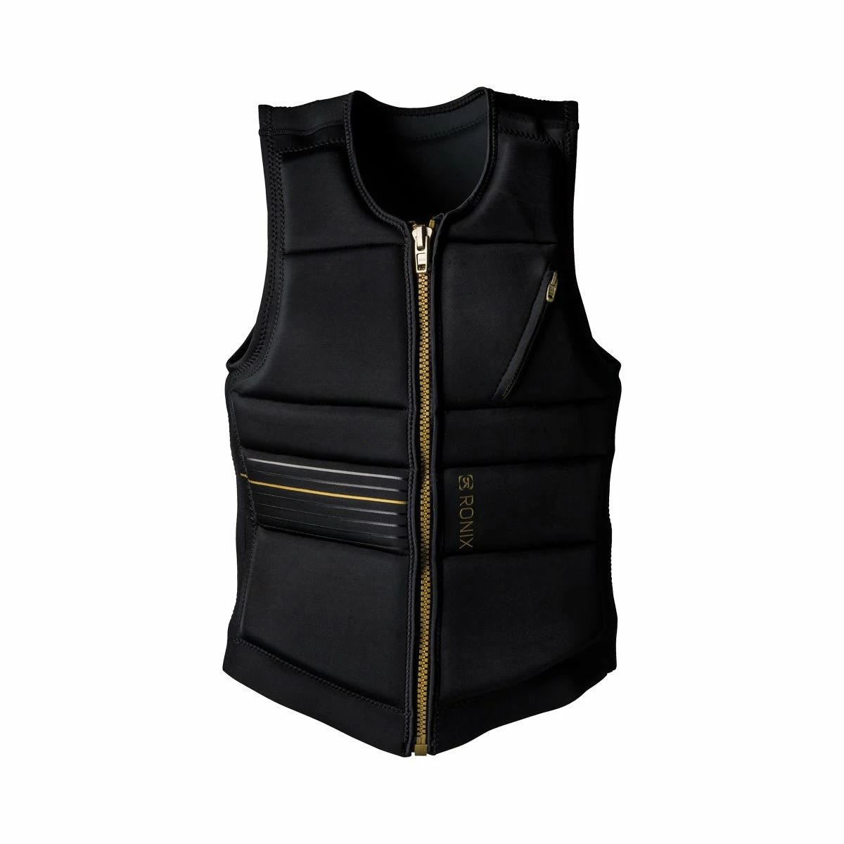 Ronix Women's Rise Comp Wake Vest In Black / Gold 1 Ronix Women's Rise Comp Wake Vest In Black / Gold