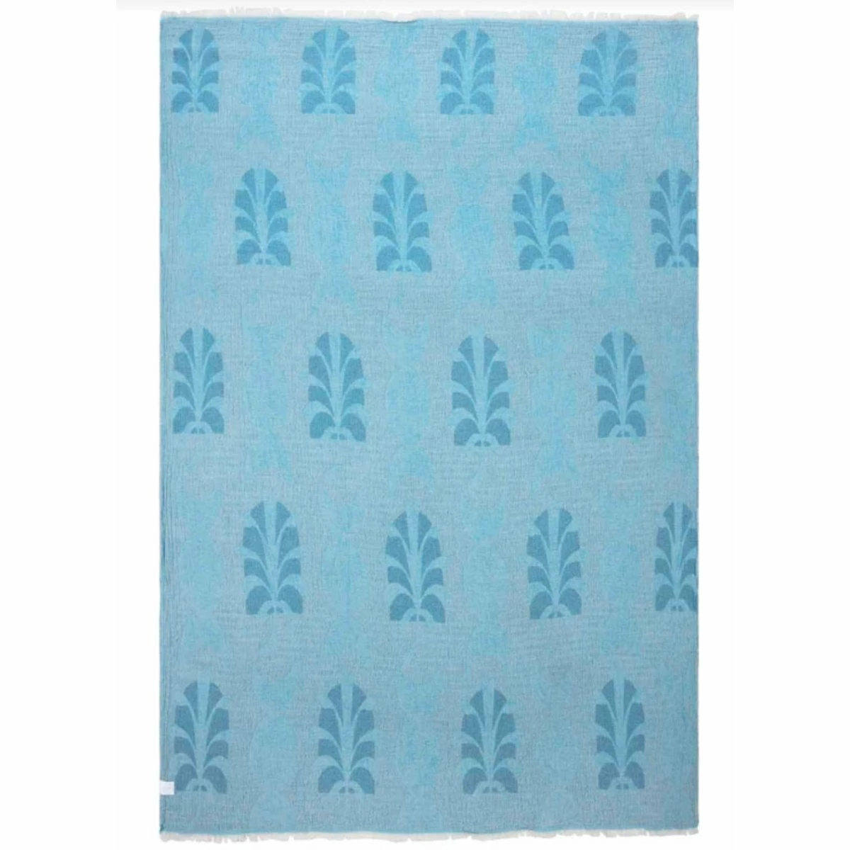 Sand Cloud Cobalt Gauze Weave Beach Towel In Large 2 Sand Cloud Cobalt Gauze Weave Beach Towel In Large - Image 2