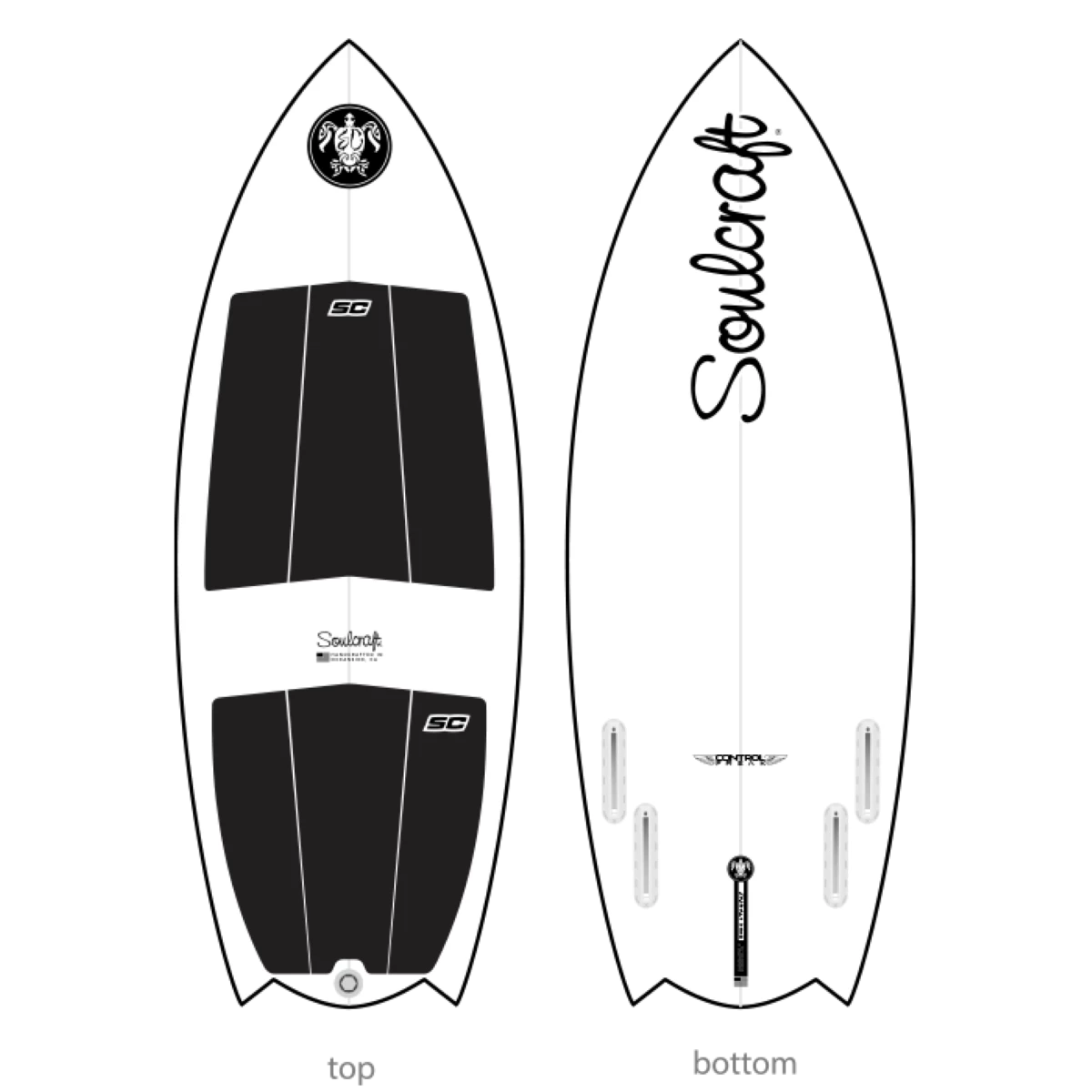 Soulcraft Control Freak A-Series Wakesurf Board 2023 1 Soulcraft Control Freak A-Series Wakesurf Board 2023
