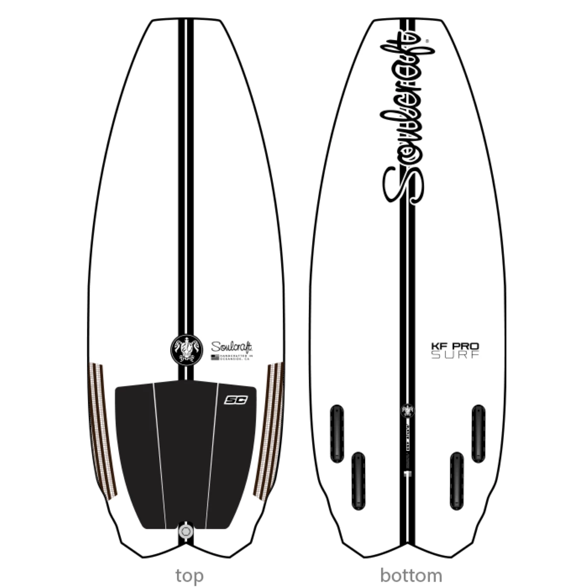 Soulcraft KF Pro Surf R-Series Wakesurf Board 2023 1 Soulcraft KF Pro Surf R-Series Wakesurf Board 2023